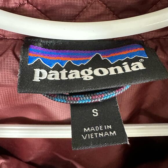 Patagonia RARE Mixed Media Snap-T Pullover Quilted Drumfire Red Ltd Edition - Picture 5 of 16